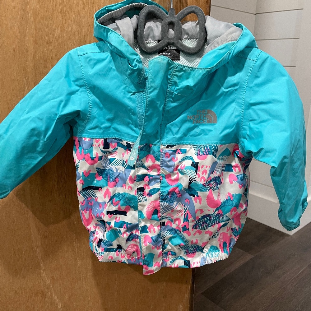 North face rain jacket 6-12m